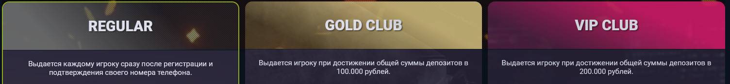 Статусы Ezcash Casino